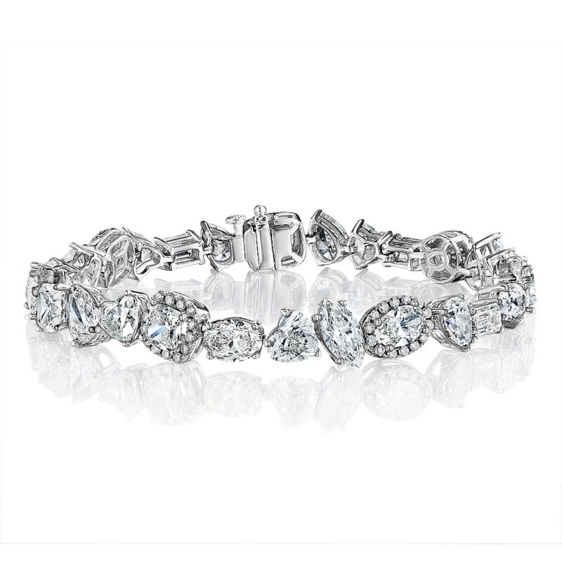 Mixed Shape Diamond Bracelet