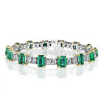 Emerald & Diamond Bracelet