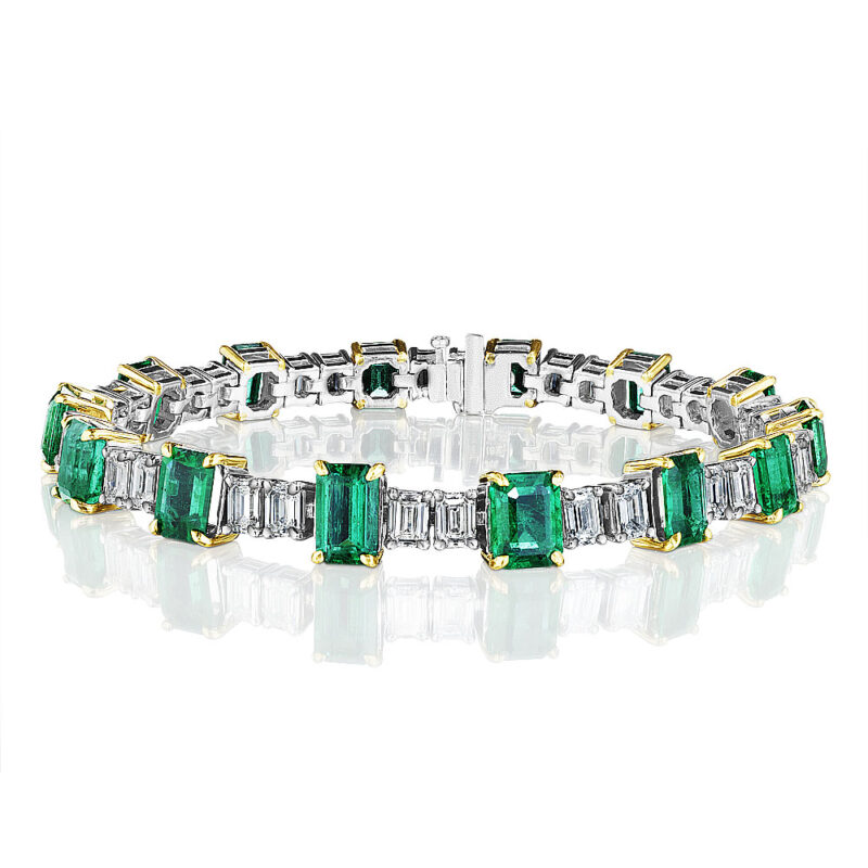 Emerald & Diamond Bracelet