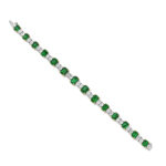Emerald & Diamond Bracelet
