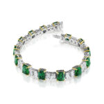 Emerald & Diamond Bracelet