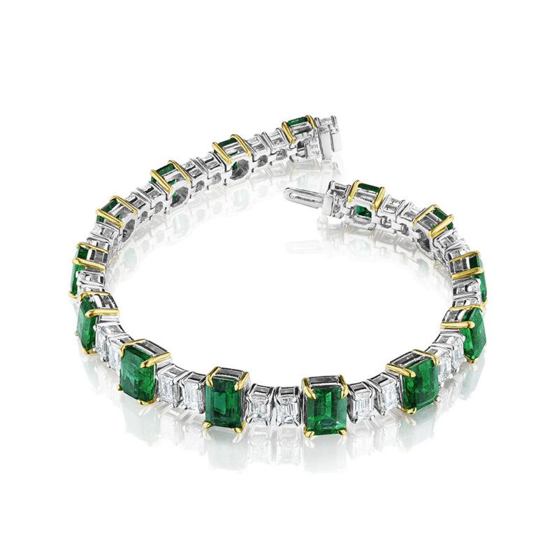 Emerald & Diamond Bracelet