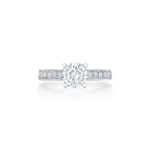 Round Diamond Pave Ring