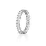 Emerald Cut Eternity Band