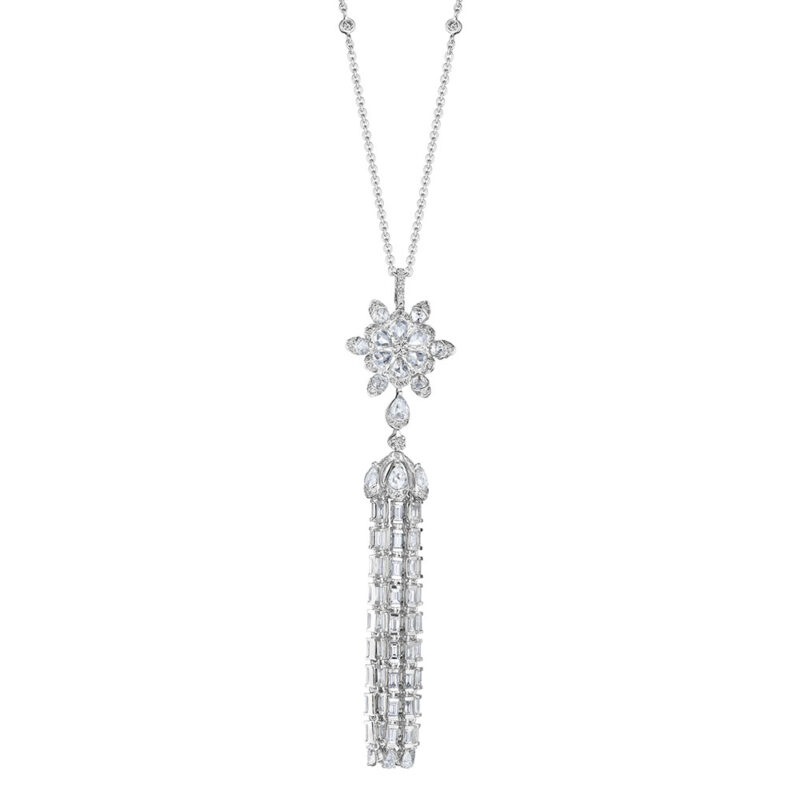 Mixed Shape Diamond Necklace