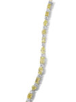 Fancy Yellow & White Dimond Mixed Shape Bracelet