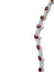 Mixed Shape Ruby & Diamond Bracelet