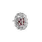 13.34ct GRS Certified Ruby & Diamond Earrings