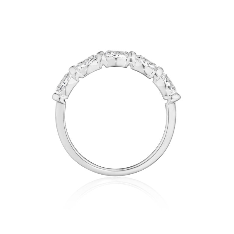 East to West Oval Diamond Band- 1.25ctw