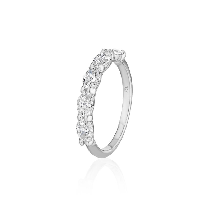 East to West Oval Diamond Band- 1.25ctw