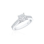 Princess Cut Channel Set Ring