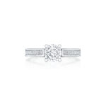 Princess Cut Channel Set Ring