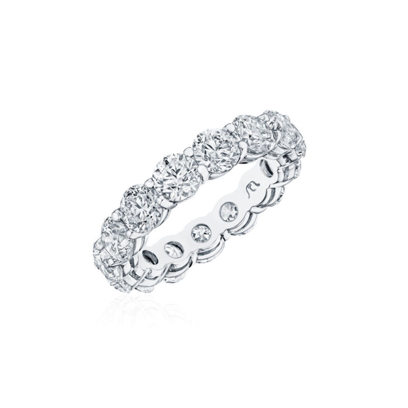 Shared Prong Round Diamond Eternity Band
