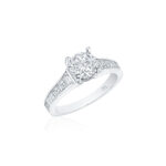 Trapezoid & Square Cut Diamond Ring