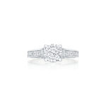 Trapezoid & Square Cut Diamond Ring