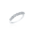 Shared Prong Round Diamond Band