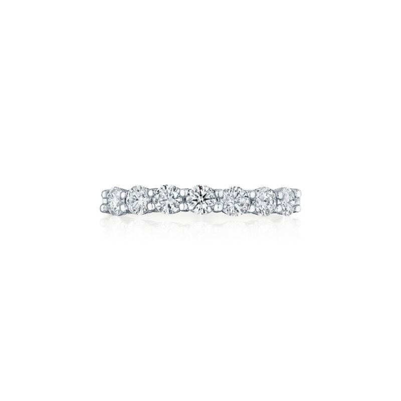 Shared Prong Round Diamond Band