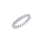 Round Diamond Bezel Set Eternity Band