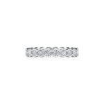 Round Diamond Bezel Set Eternity Band