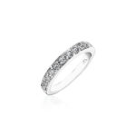 Perfect Twogether® Round Diamond Pavé Band
