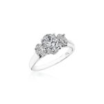 Perfect Twogether® 3 Stone Oval Diamond Ring