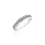 Perfect Twogether® Round Diamond Pavé Band
