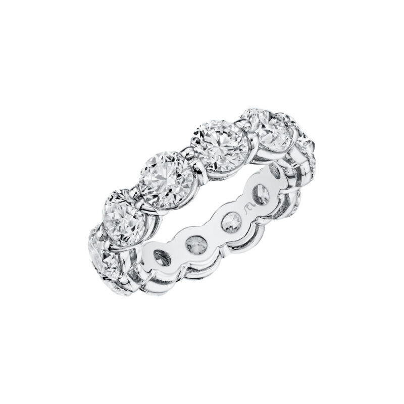 Shared Prong Round Diamond Eternity Band