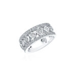 Princess & Round Diamond Band