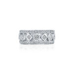 Princess & Round Diamond Band