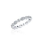 Marquise Illusion Diamond Eternity band
