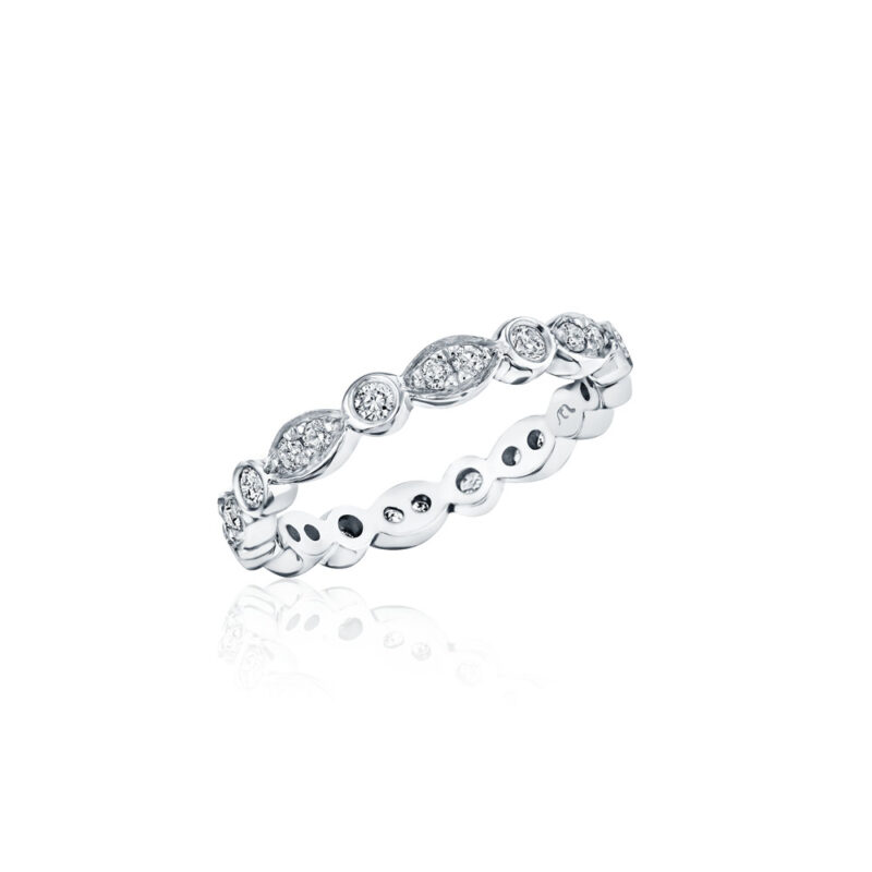 Marquise Illusion Diamond Eternity band