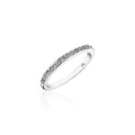Perfect Twogether® Round Diamond Pavé Band