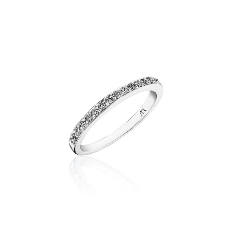 Perfect Twogether® Round Diamond Pavé Band