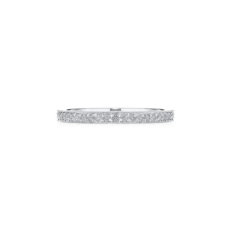 Perfect Twogether® Round Diamond Pavé Eternity Band