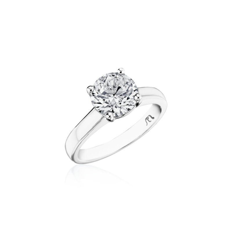 Perfect Twogether® Classic Round Solitaire Ring