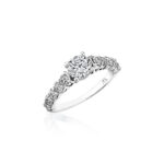 Perfect Twogether® Round Diamond Shared Prong Engagement Ring