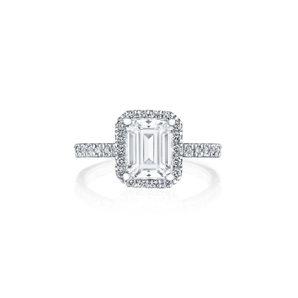 Round Diamond Halo Ring – SES Creations
