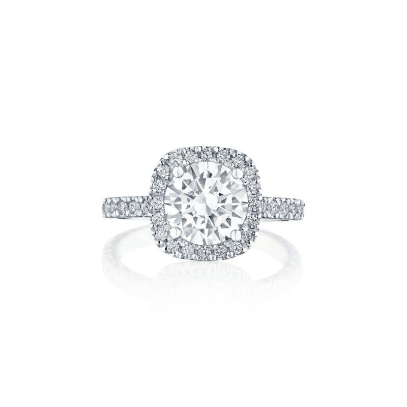 Round Diamond Halo Ring