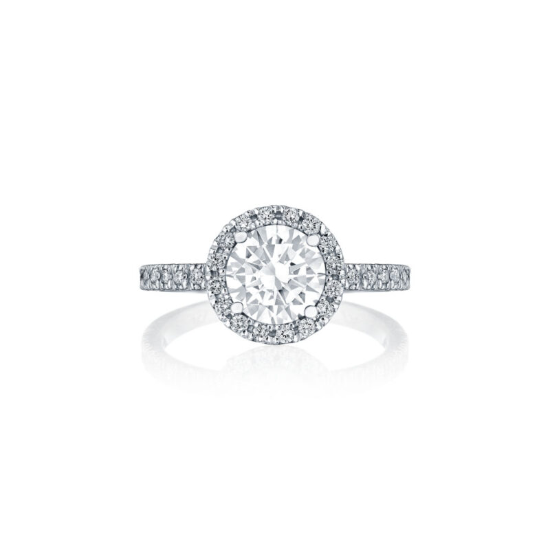 Round Diamond Halo Ring