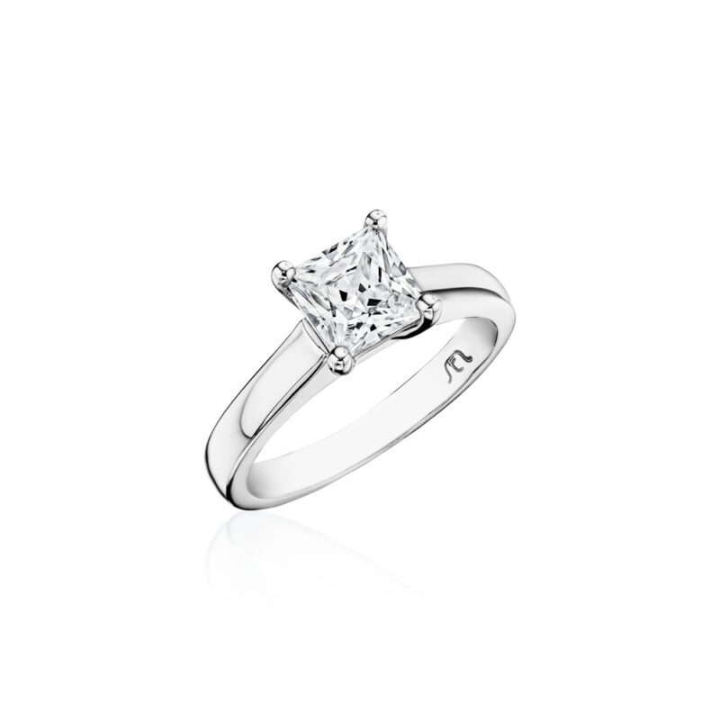 Perfect Twogether® Classic Princess Cut Solitaire Ring