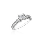 Perfect Twogether® Princess Cut Diamond Shared Prong Engagement Ring