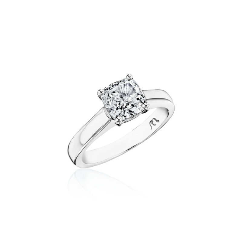 Perfect Twogether® Classic Cushion Cut Solitaire Ring