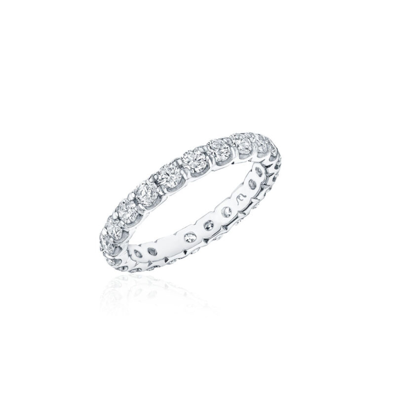 Shared 'U Prong' Eternity Band