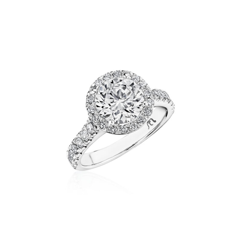 Perfect Twogether® Round Diamond Halo Ring