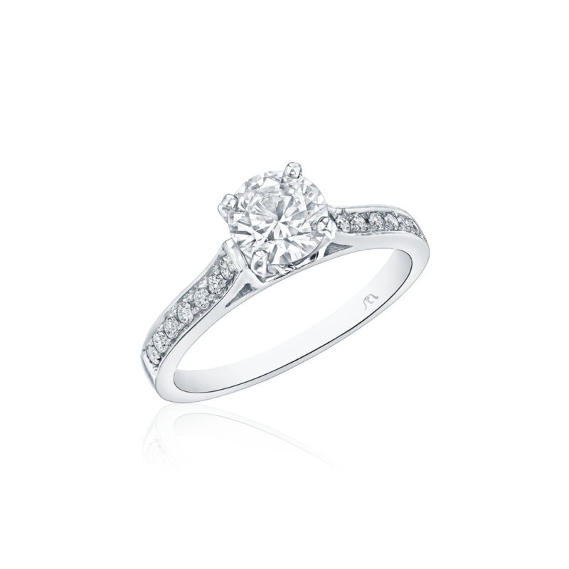 Round Diamond Pave Ring