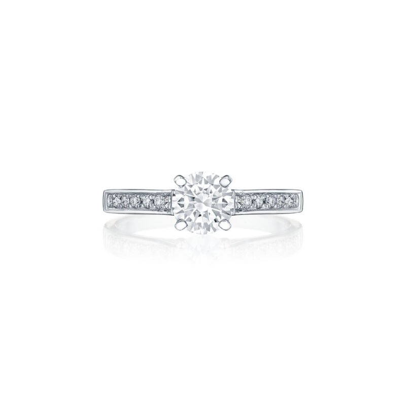Round Diamond Pave Ring