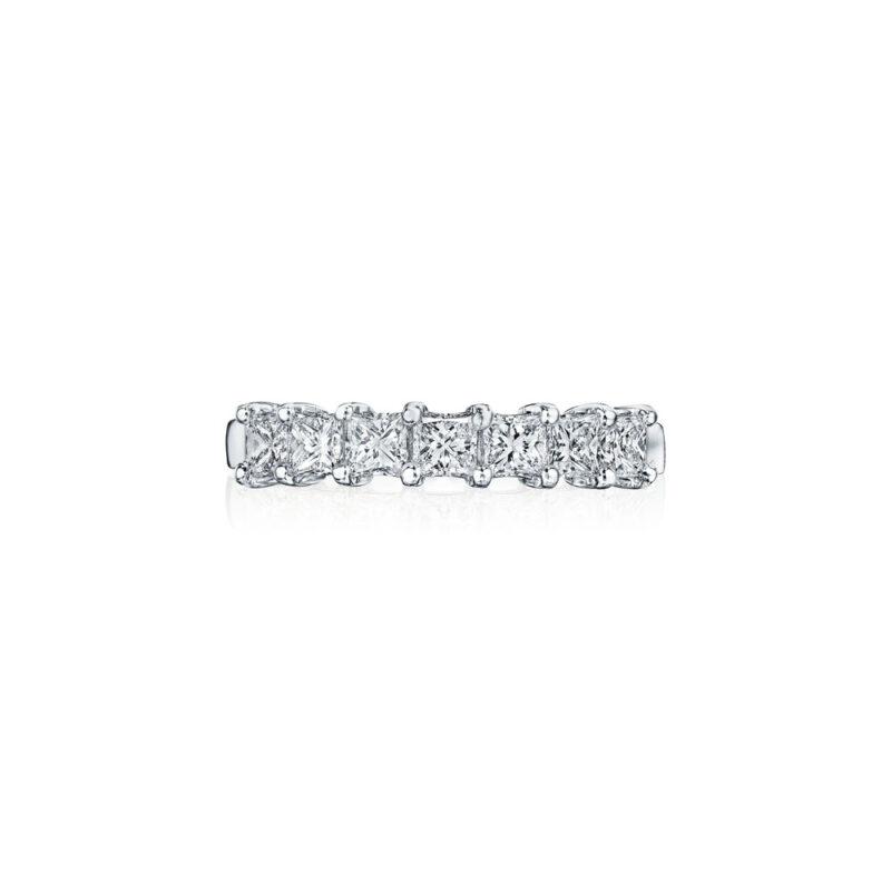 Princess Cut Shared Prong Diamond Band