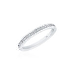 Princess Cut Diamond Channel Band