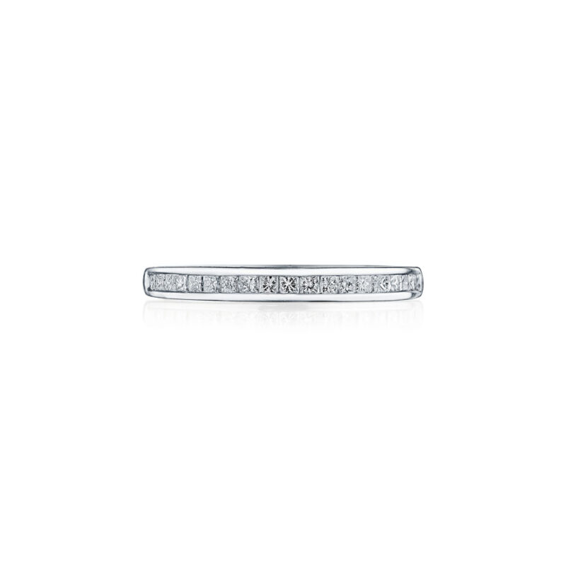 Princess Cut Diamond Channel Band