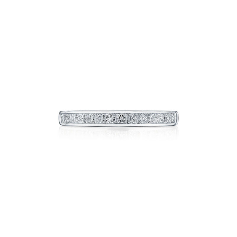 Princess Cut Diamond Channel Band